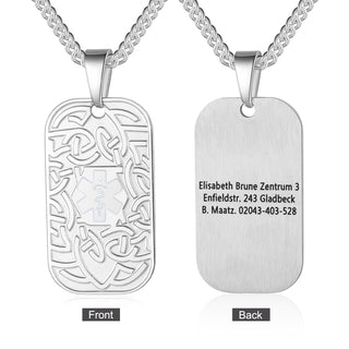 Custom Stainless Steel Medical Necklace