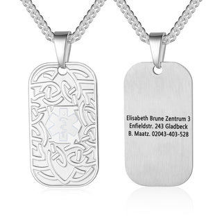 Custom Stainless Steel Medical Necklace