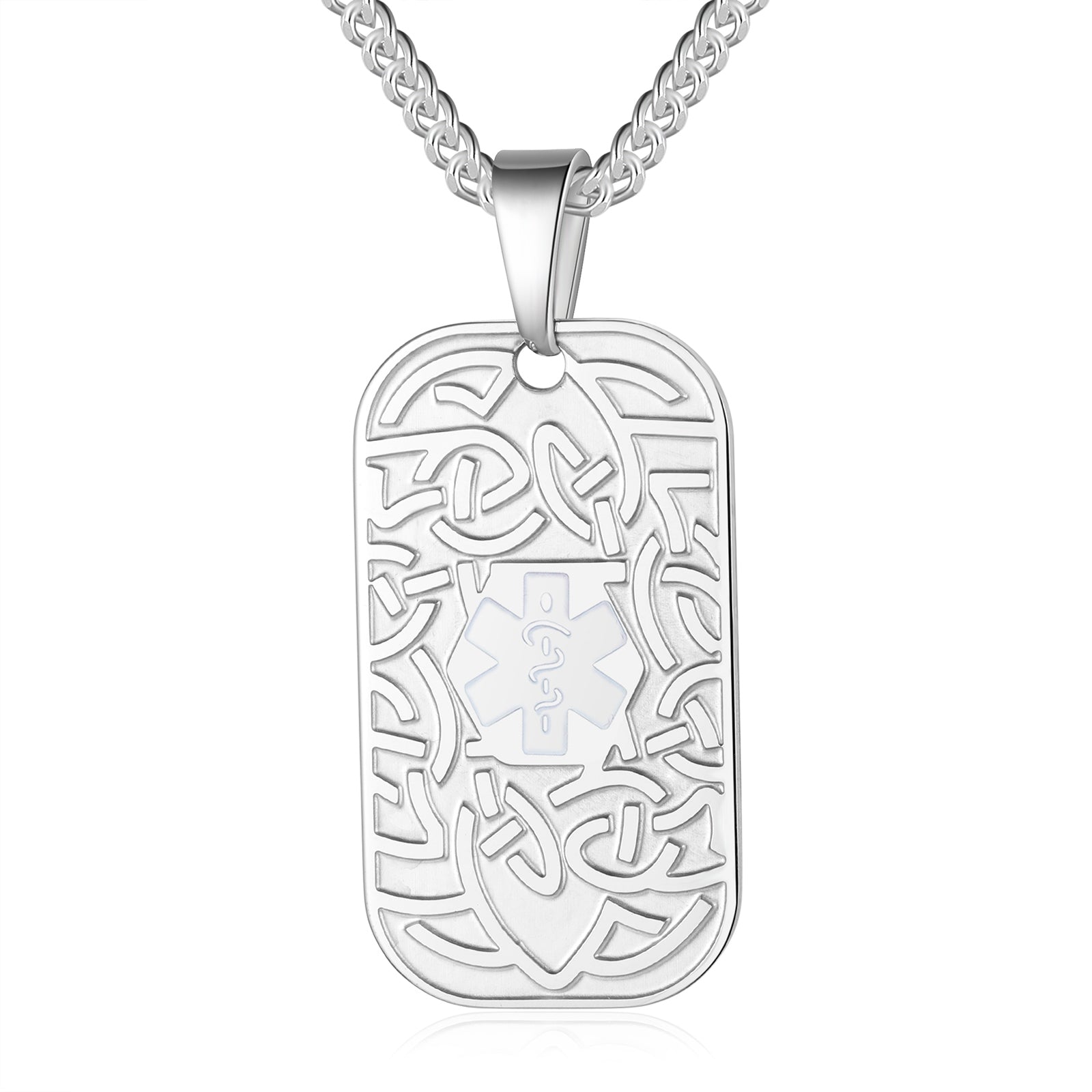 Custom Stainless Steel Medical Necklace