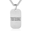 Custom Stainless Steel Medical Necklace