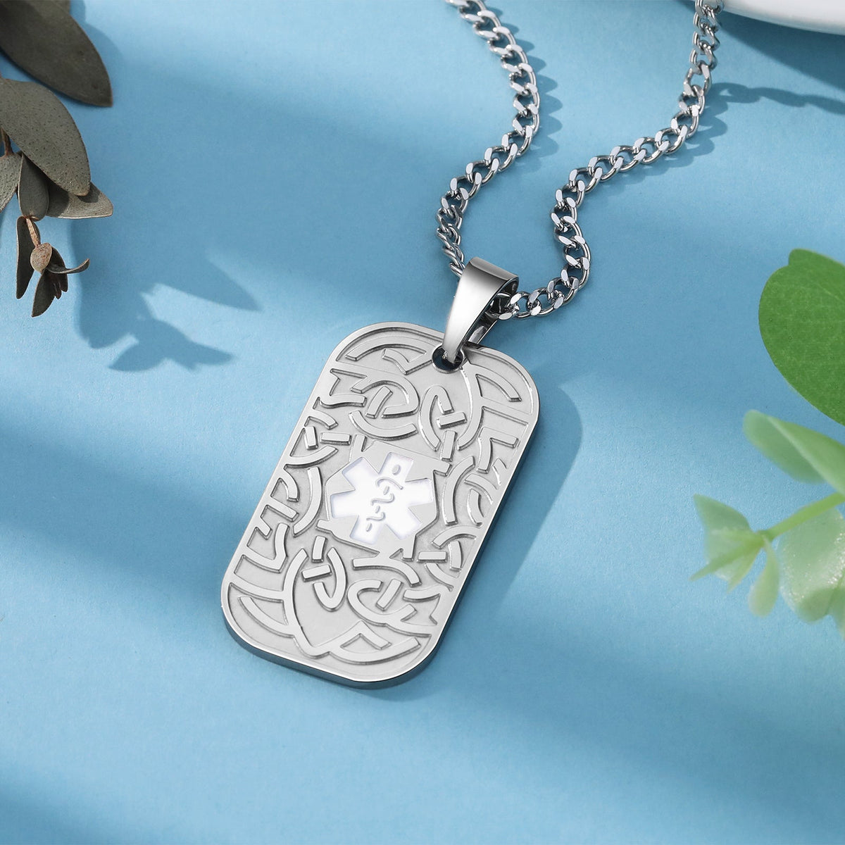 Custom Stainless Steel Medical Necklace