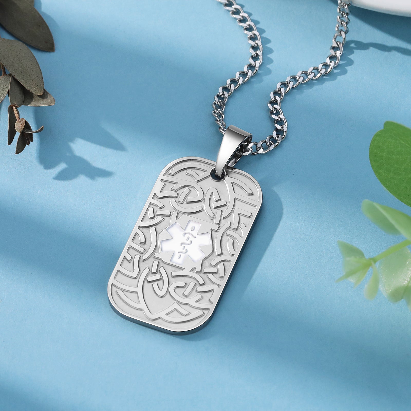 Custom Stainless Steel Medical Necklace