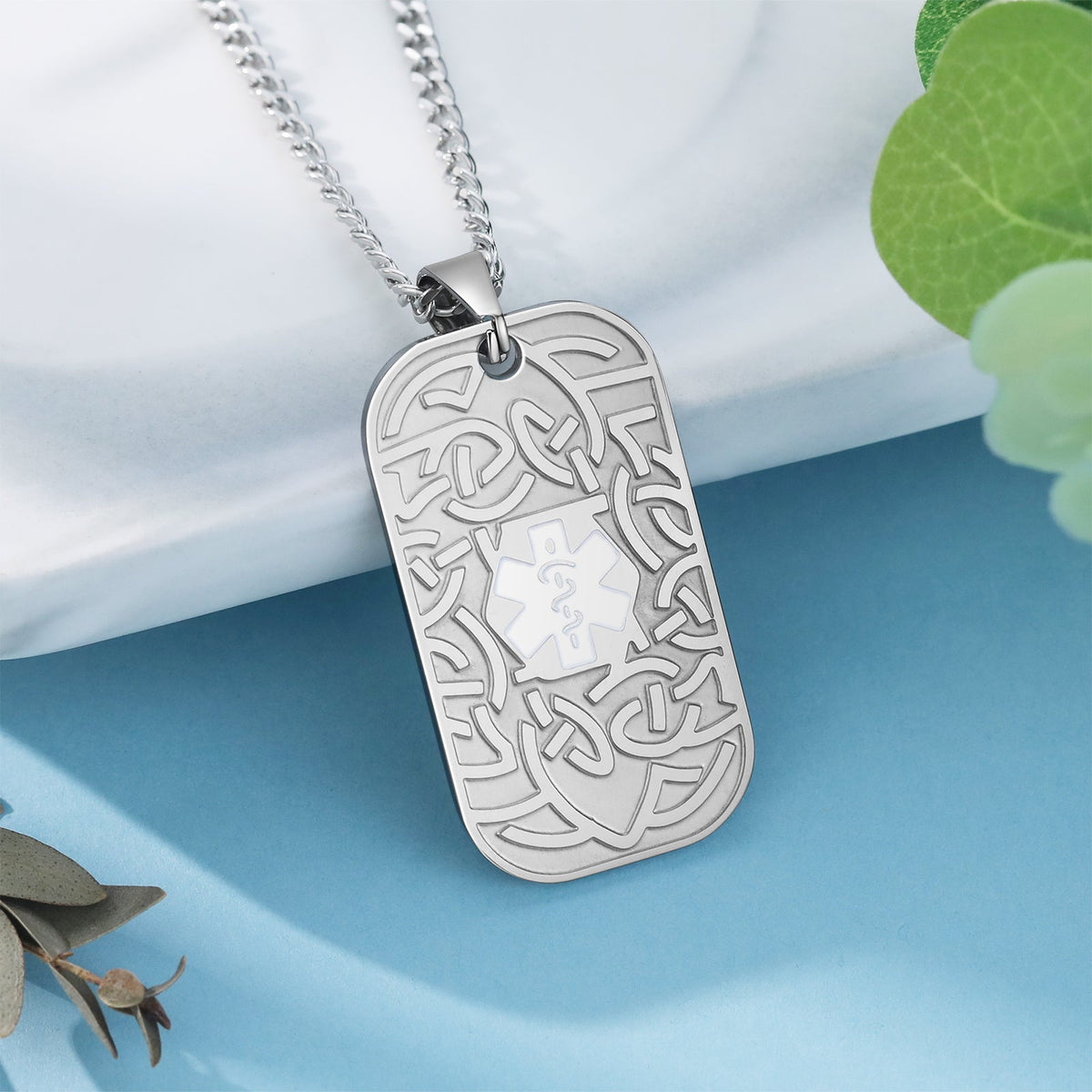 Custom Stainless Steel Medical Necklace