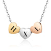 Custom Stainless Steel Heart Letter Necklace