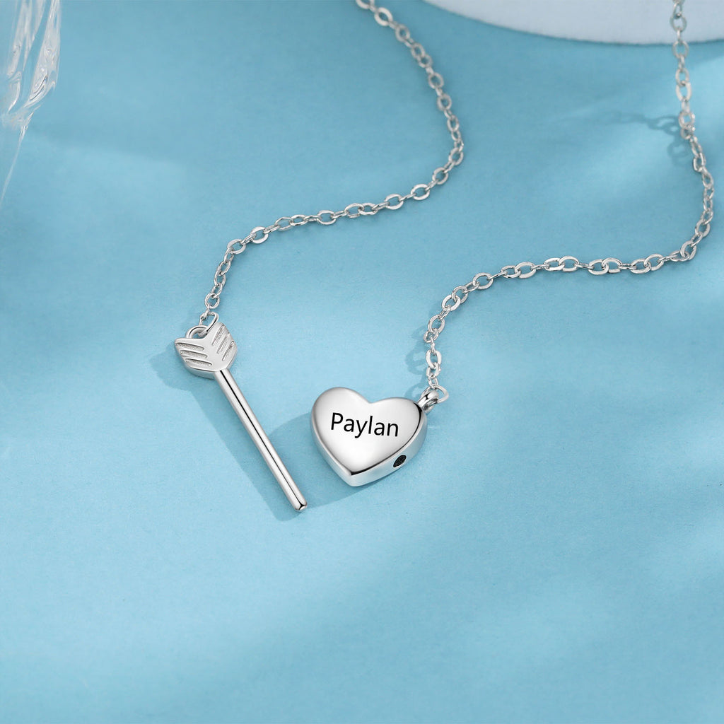 Custom Heart-Shaped Couple Necklace