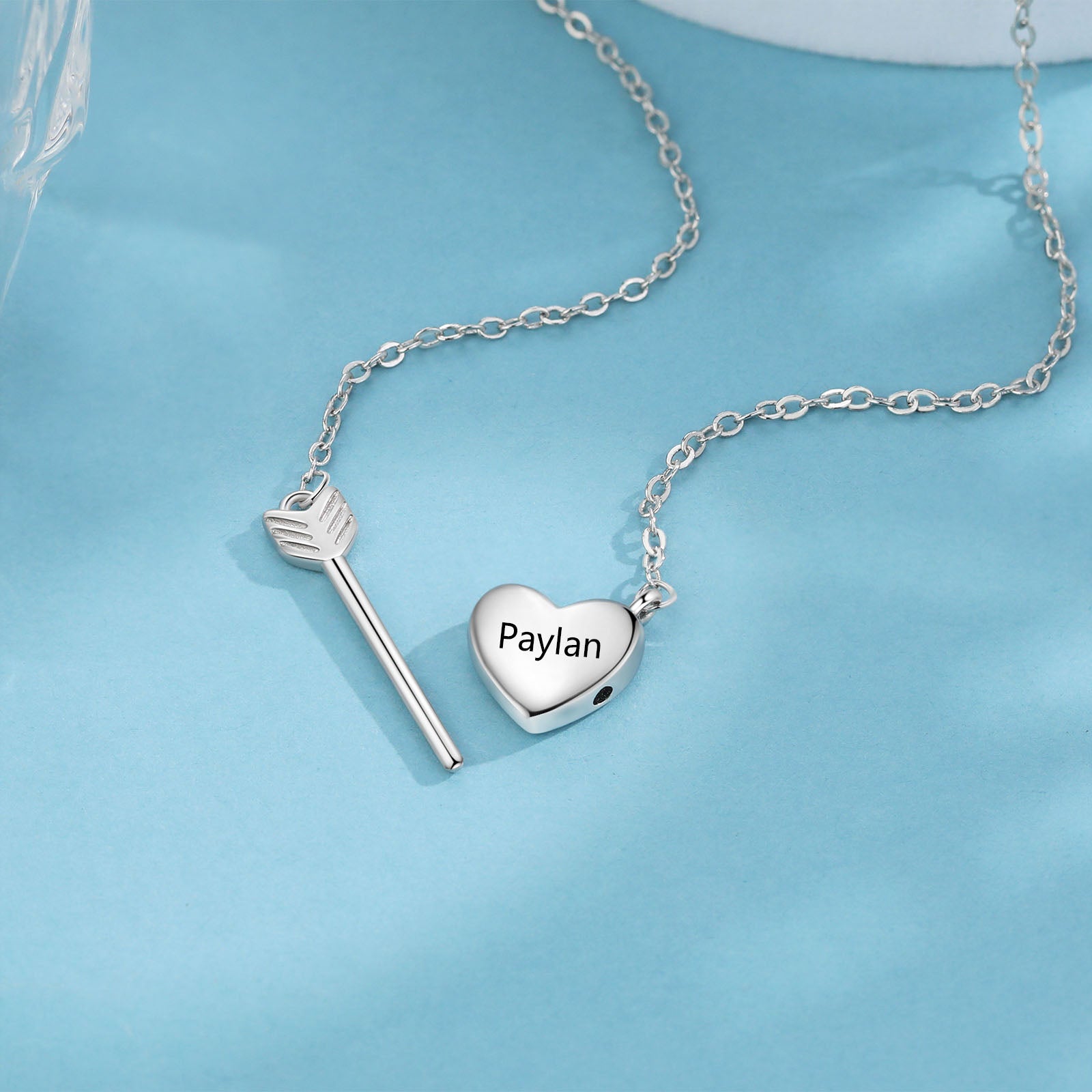 Custom Heart-Shaped Couple Necklace