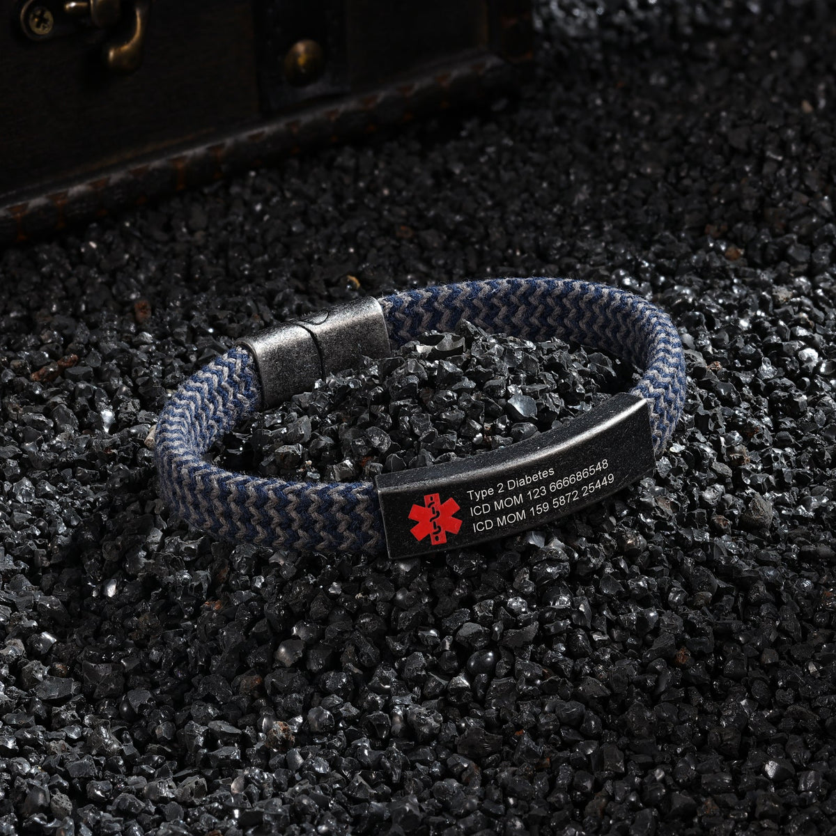 Custom Men Medical Retro Bracelet