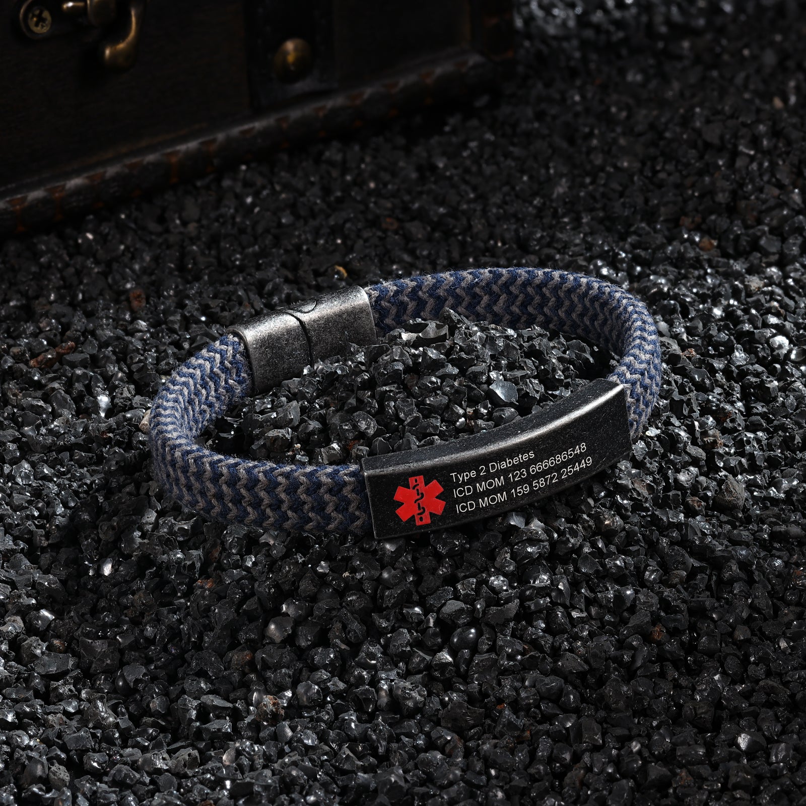 Custom Men Medical Retro Bracelet