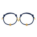 Drak Blue And Gold Plated