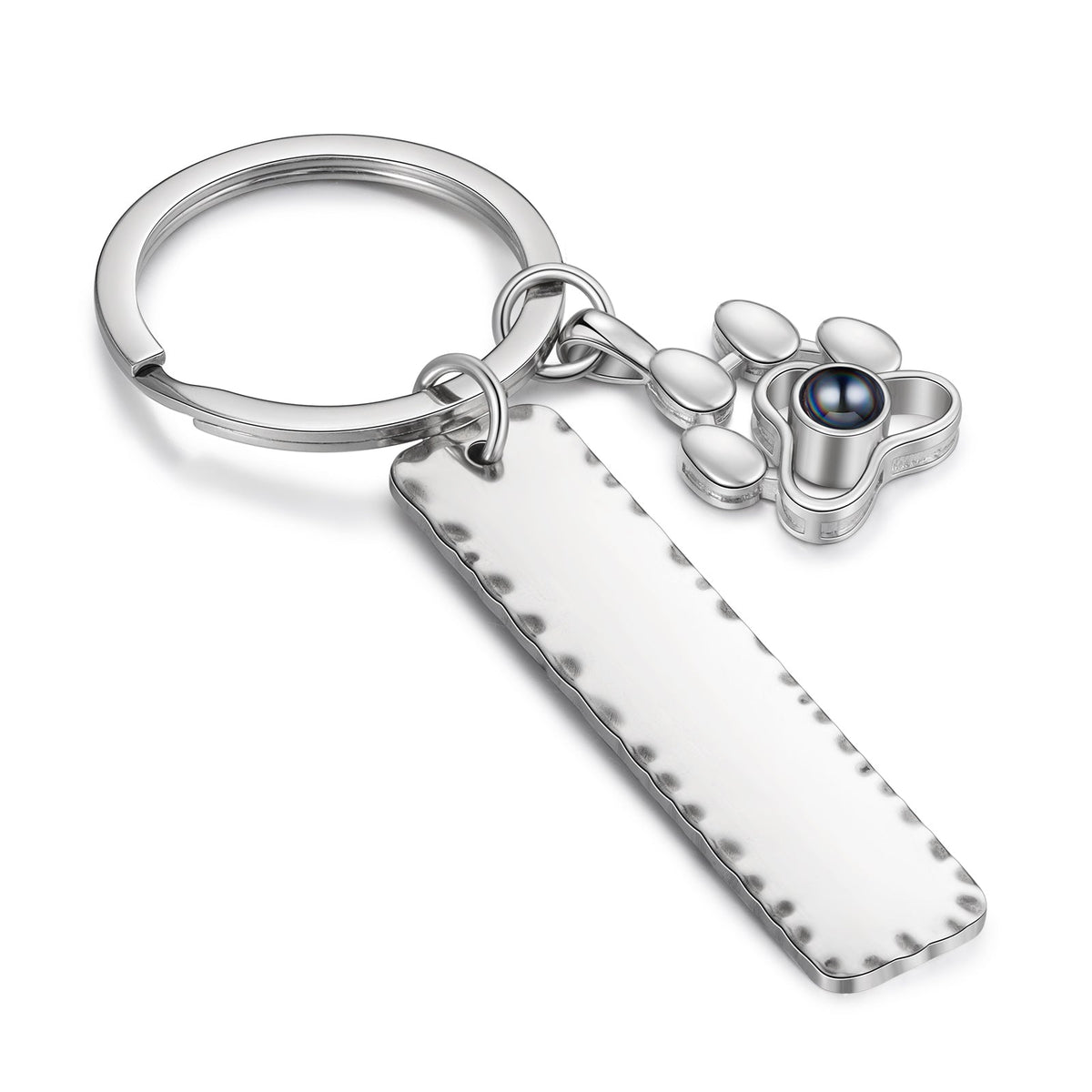 Custom Name Projection Couple Keychain