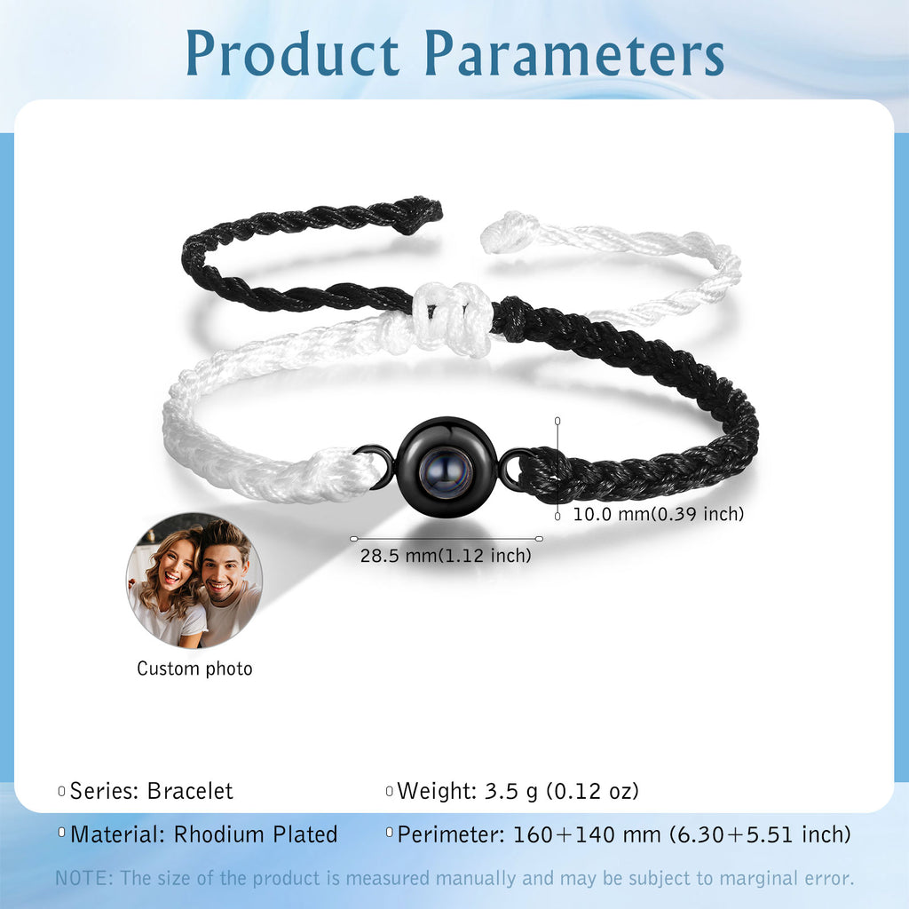 Valentine Day Custom Projected Round Bracelet