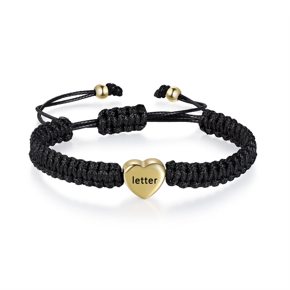 Valentine Day Custom Heart Letter Bracelet