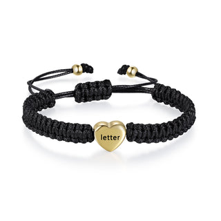 Valentine Day Custom Heart Letter Bracelet