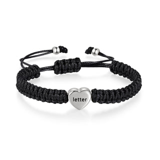 Valentine Day Custom Heart Letter Bracelet