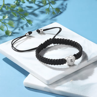 Valentine Day Custom Heart Letter Bracelet