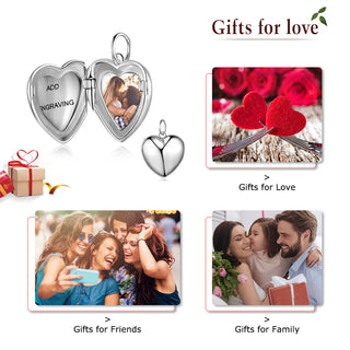 925 Sterling Silver Personalized Photo Necklace