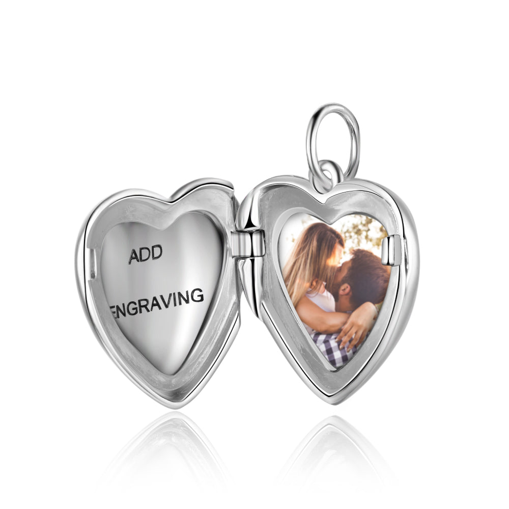 925 Sterling Silver Personalized Photo Necklace