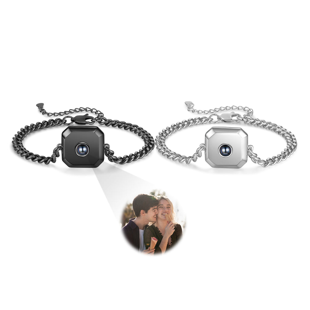Custom Projection Couple Bracelet