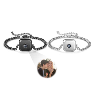 Custom Projection Couple Bracelet