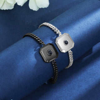 Custom Projection Couple Bracelet