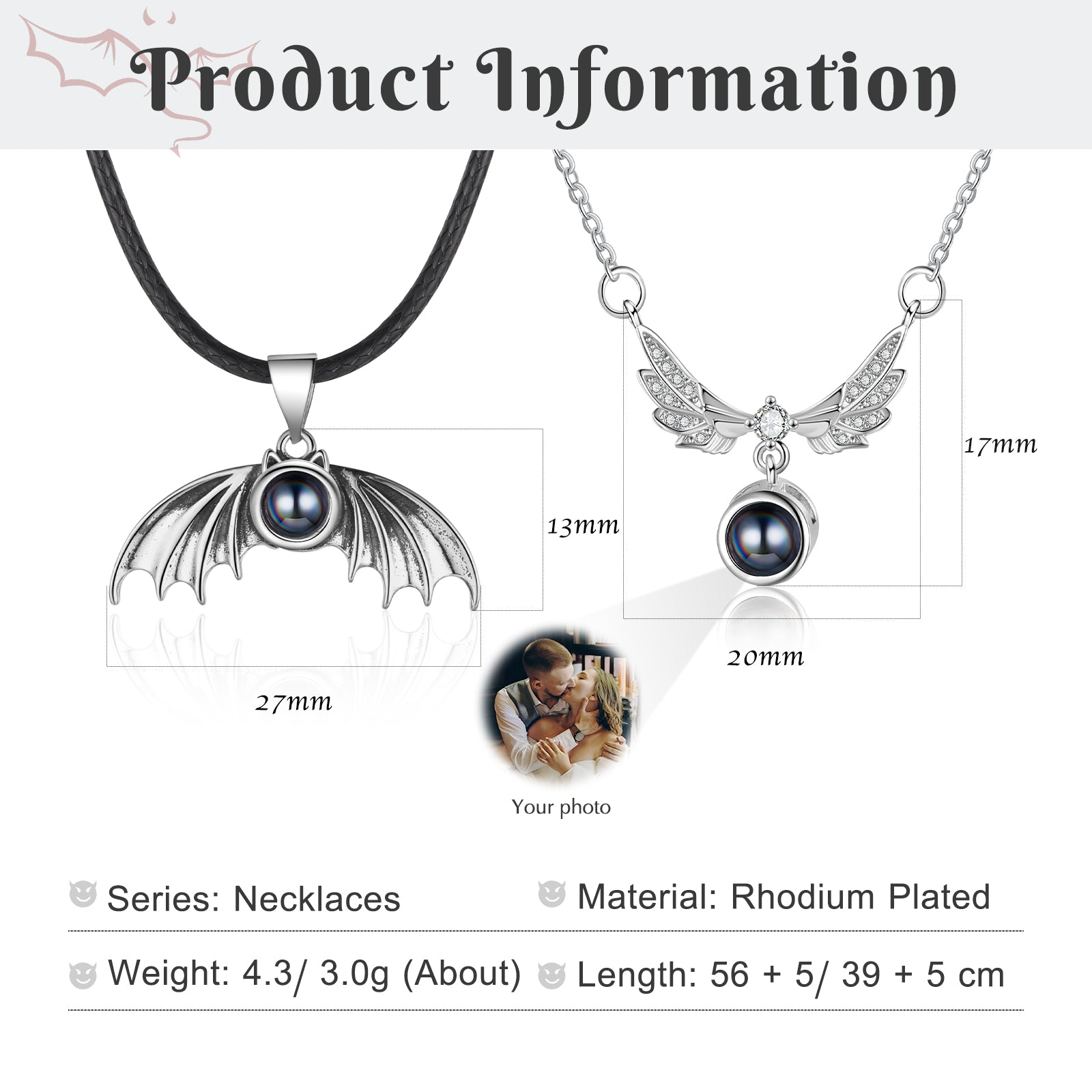 Custom Projection Necklace