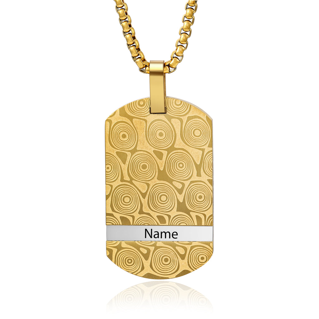 Custom Military Brand Stainless Steel Necklace