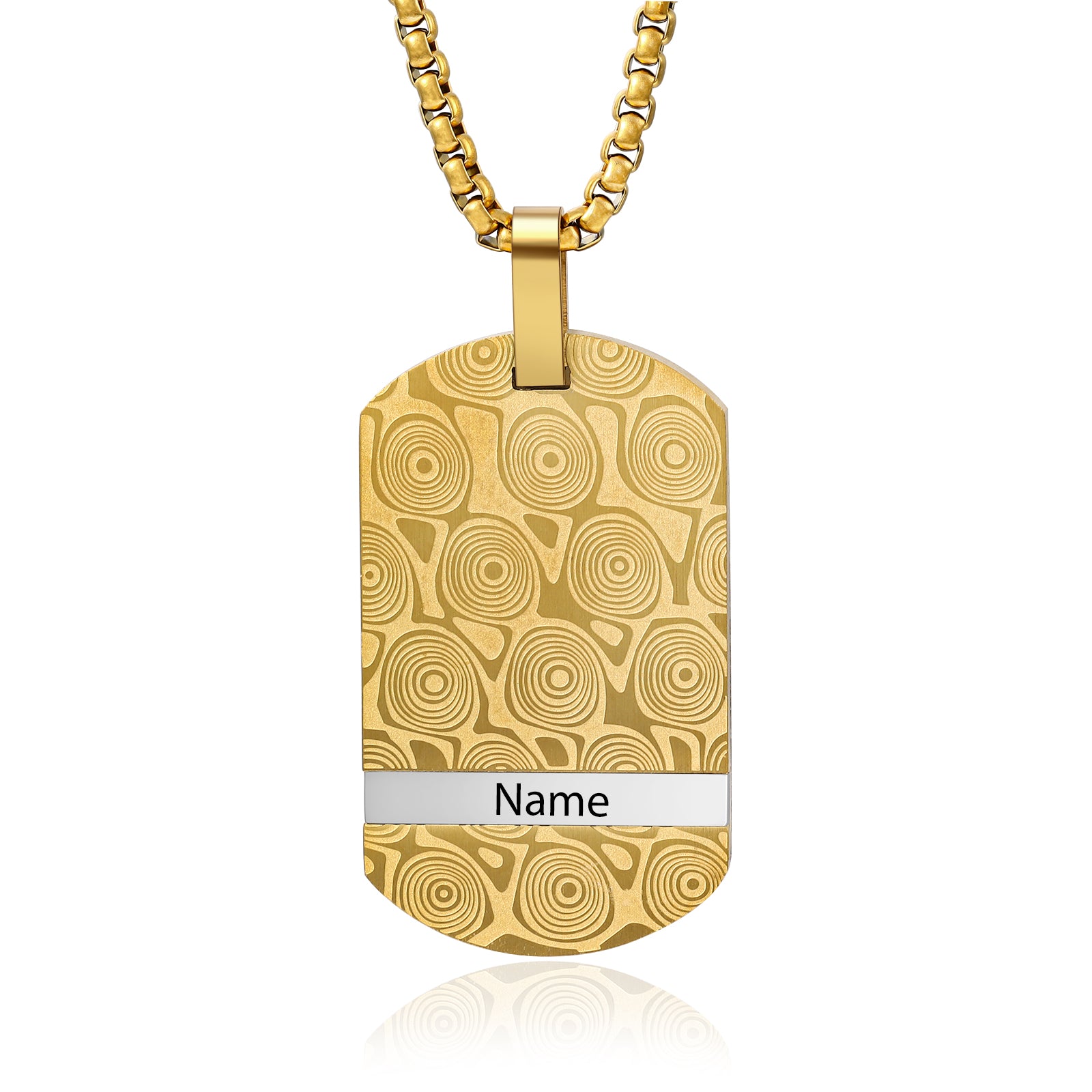 Custom Military Brand Stainless Steel Necklace