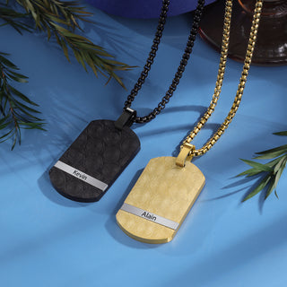 Custom Military Brand Stainless Steel Necklace