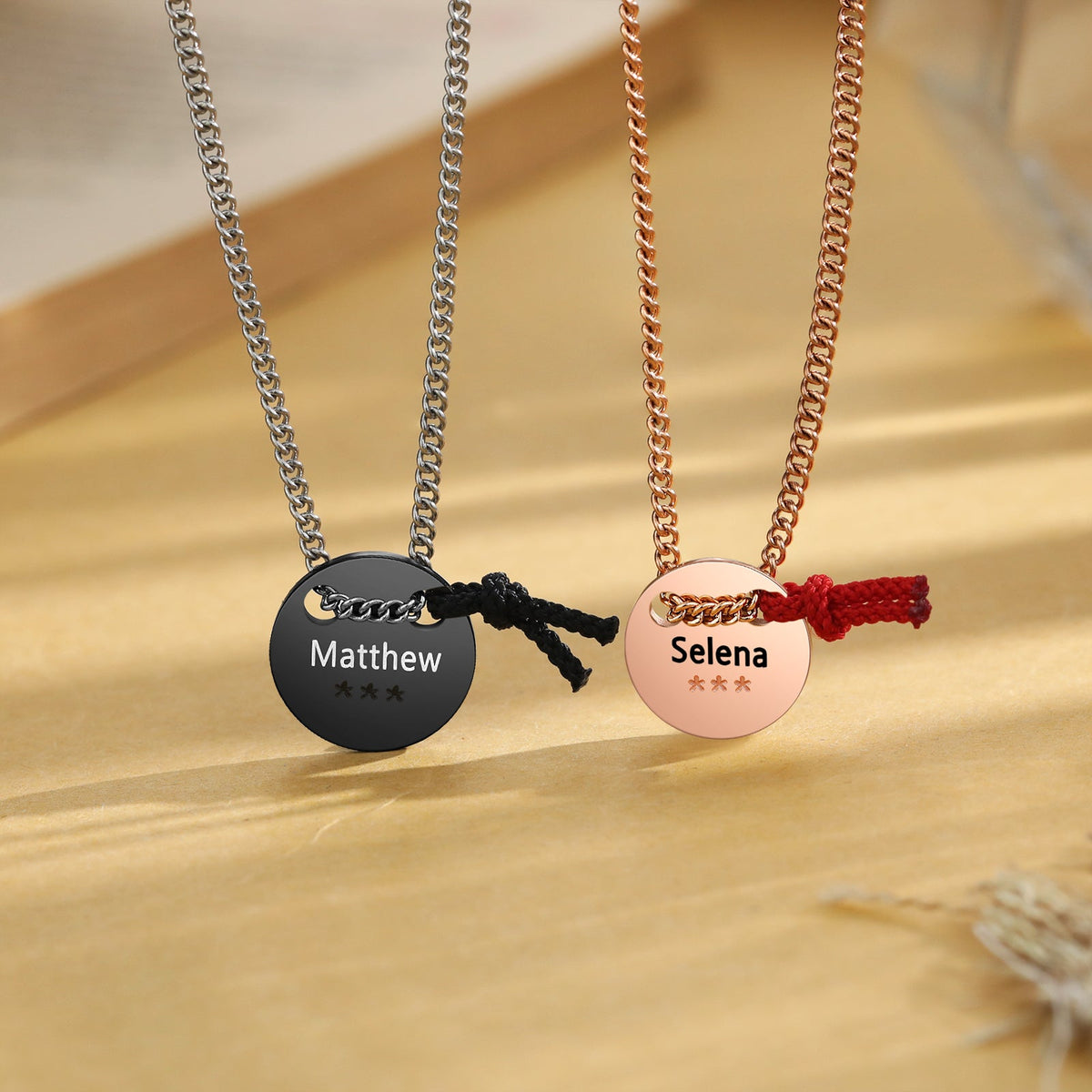 Custom Name Valentine Day Necklace