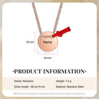 Custom Name Valentine Day Necklace