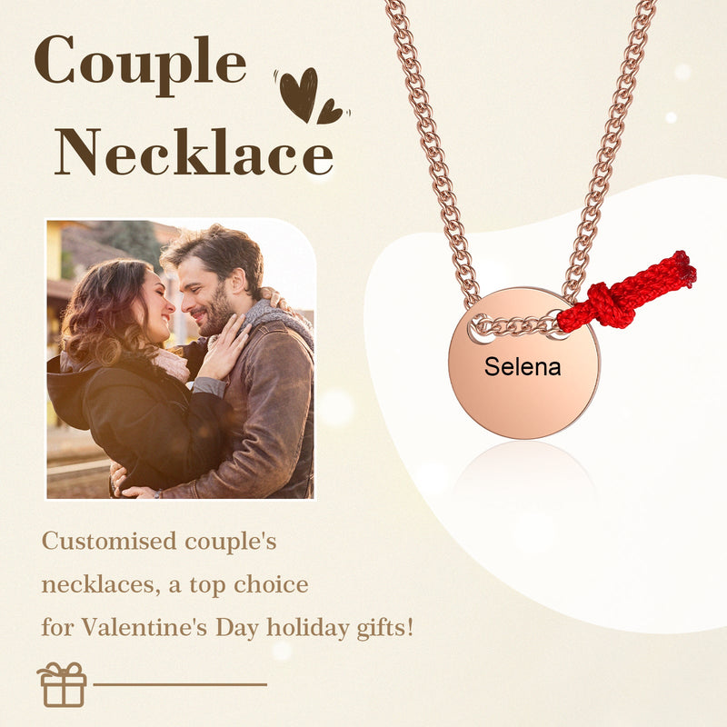 Custom Name Valentine Day Necklace