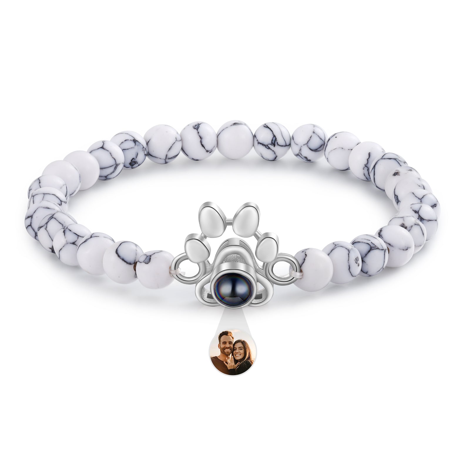 Custom Photo Bead Projection Bracelet