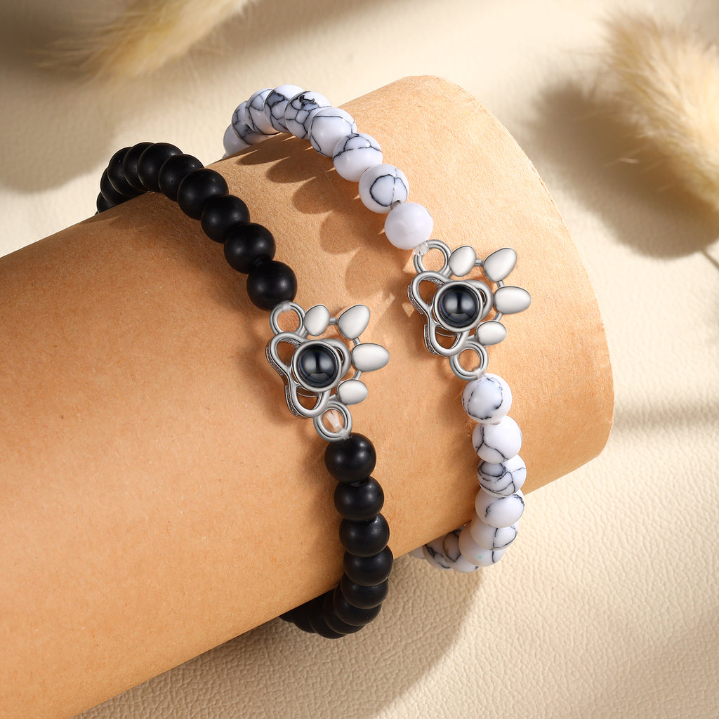 Custom Photo Bead Projection Bracelet