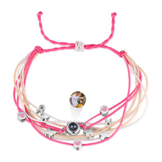 Custom Photo Projection Braided Bracelet