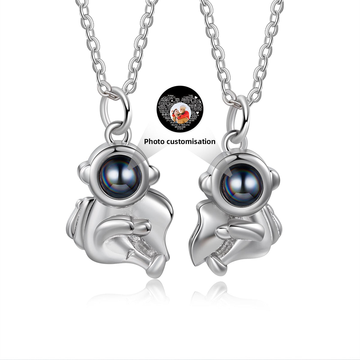 Custom Photo Projection Necklace