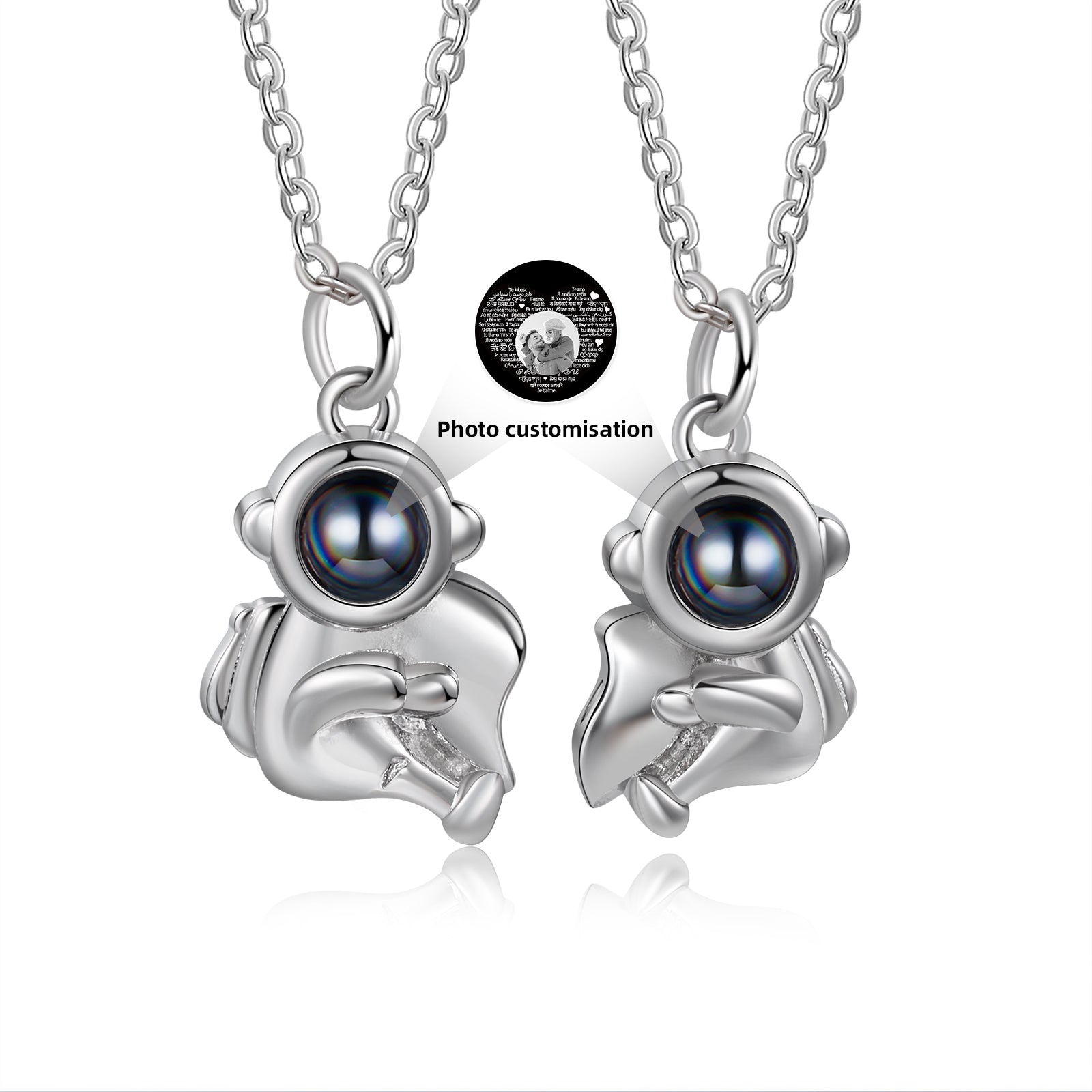 Custom Photo Projection Necklace