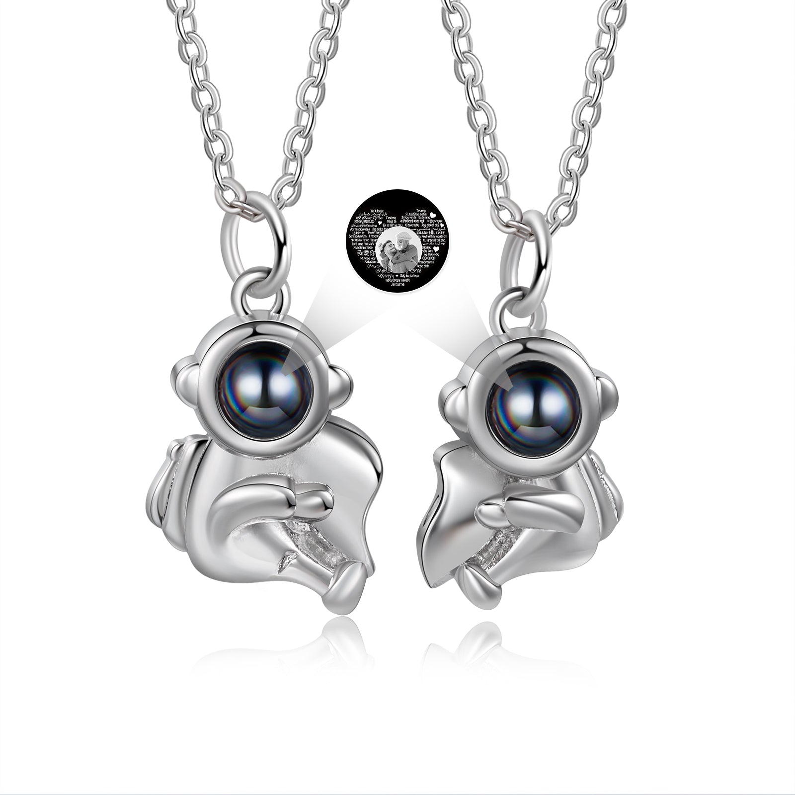 Custom Photo Projection Necklace