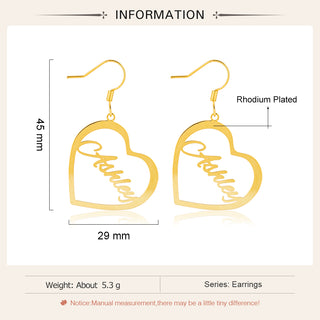 Custom Name Earrings