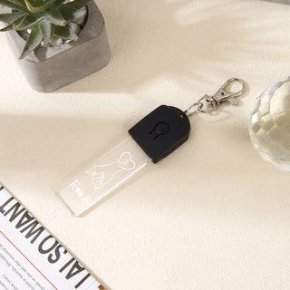 Custom Letter Couple Keychain