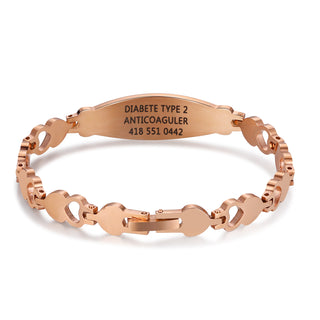 Custom Text Medical Bracelet