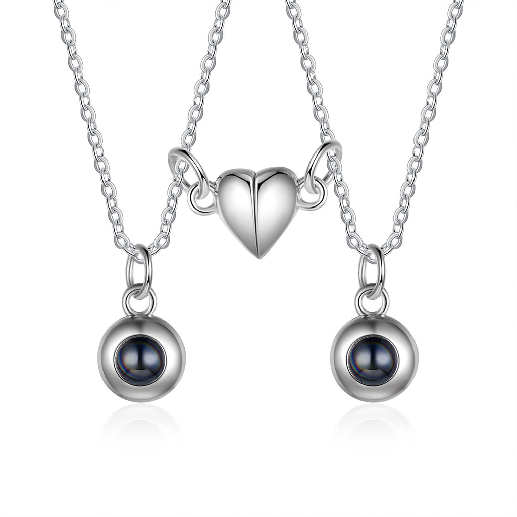 Custom Couple Projection Necklace