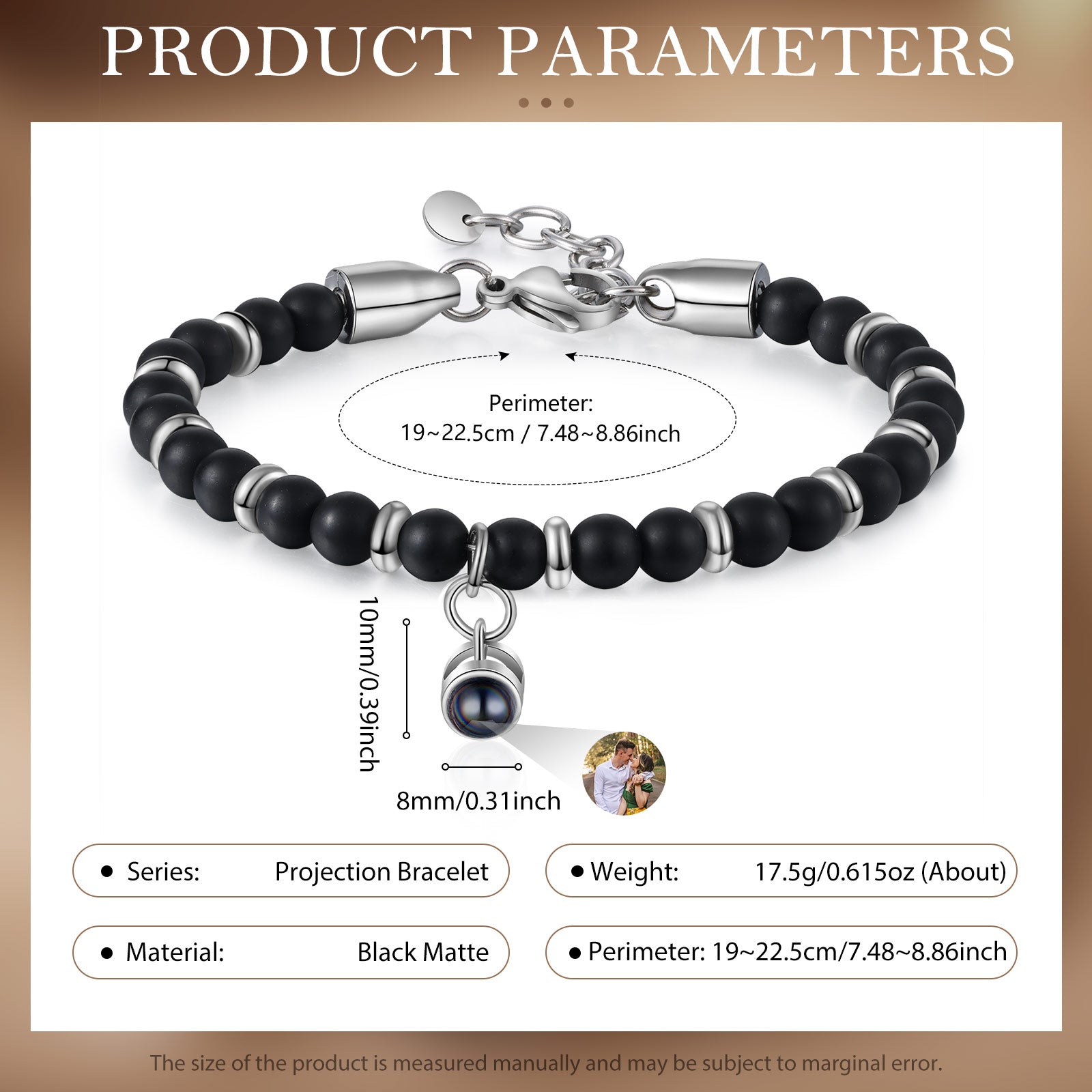 Custom Photo Projection Bracelet