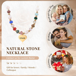 Custom Name Beaded Necklace