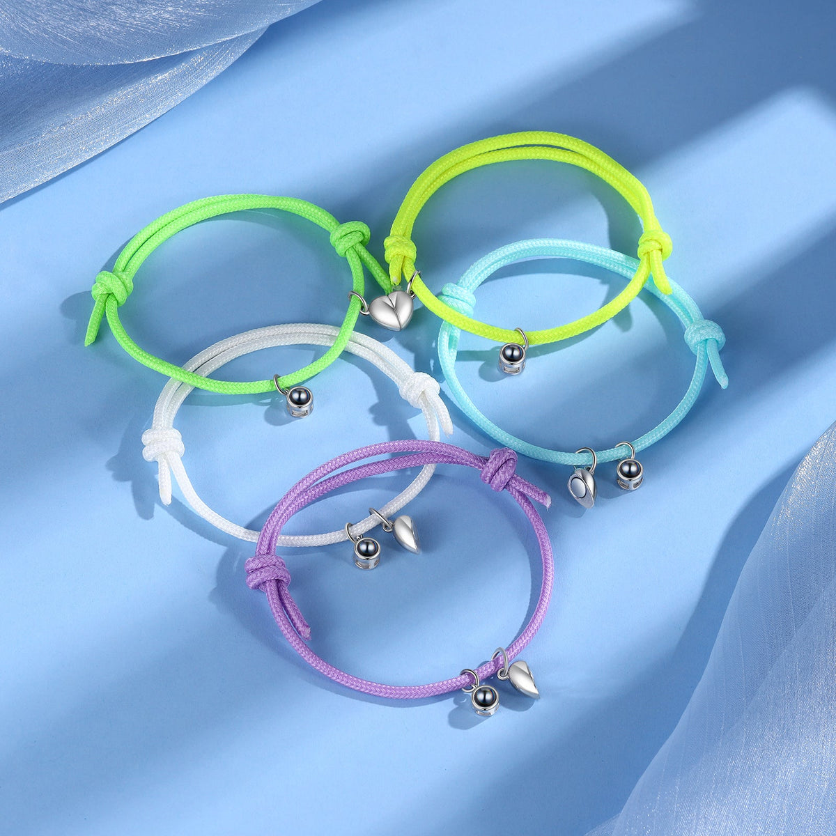 Custom Couple Luminous Projection Bracelet