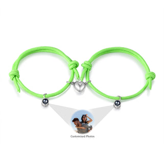 Custom Couple Luminous Projection Bracelet