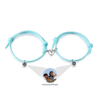 Custom Couple Luminous Projection Bracelet