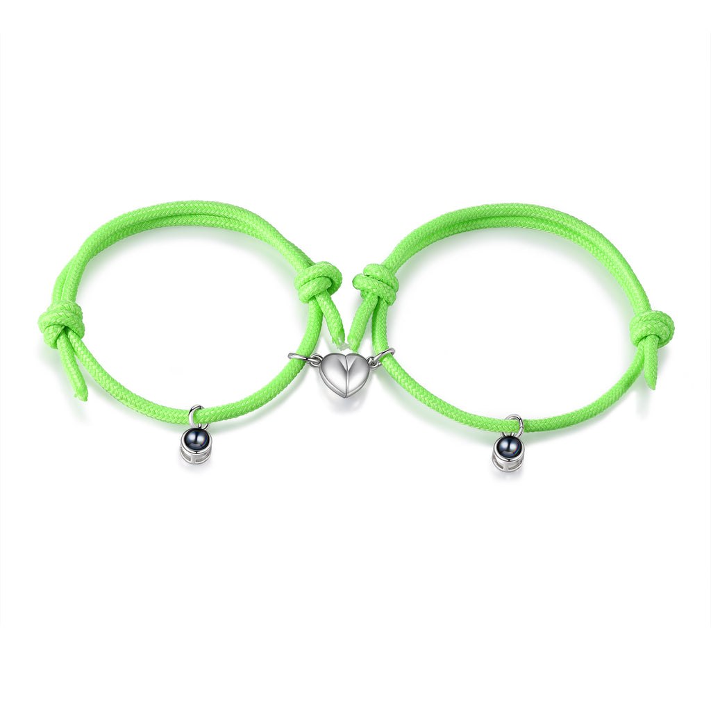Custom Couple Luminous Projection Bracelet