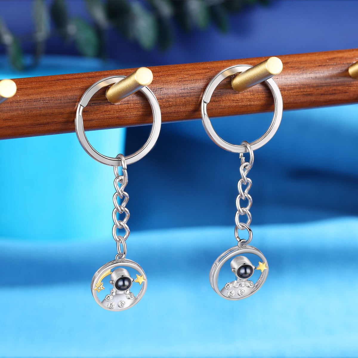 Custom Photo Couple Projection Keychains