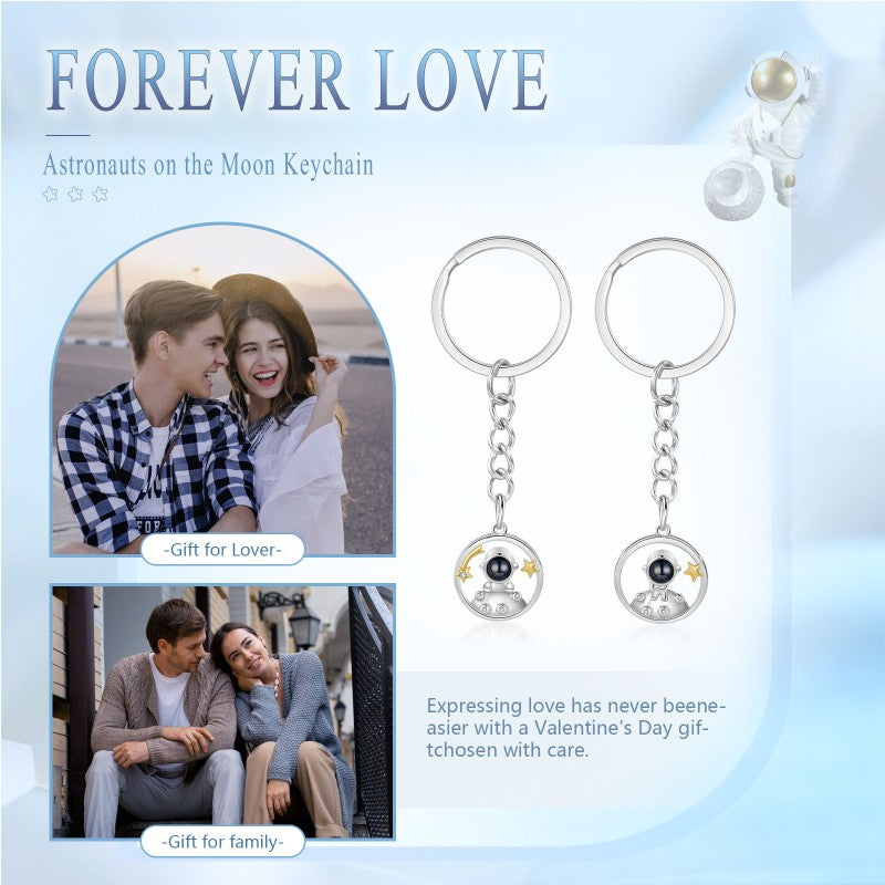 Custom Photo Couple Projection Keychains