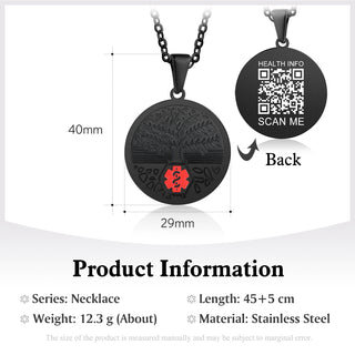 QR Medical Necklace-Standard Product